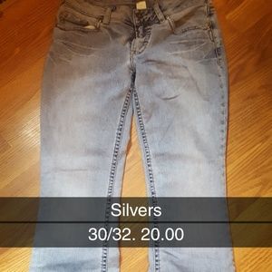 Silver jeans